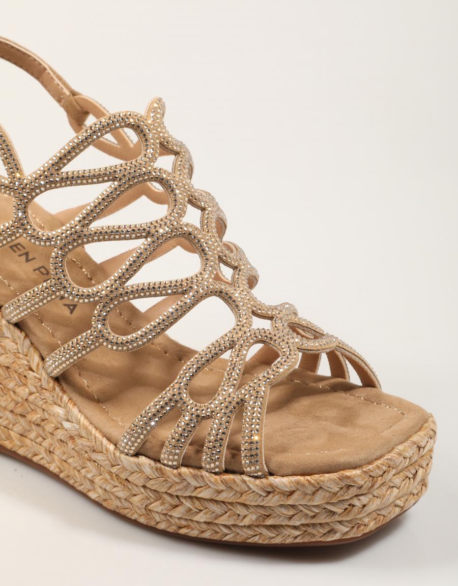 SANDALIAS ALMA EN PENA SANDALIA SIENA SAND en color Beige