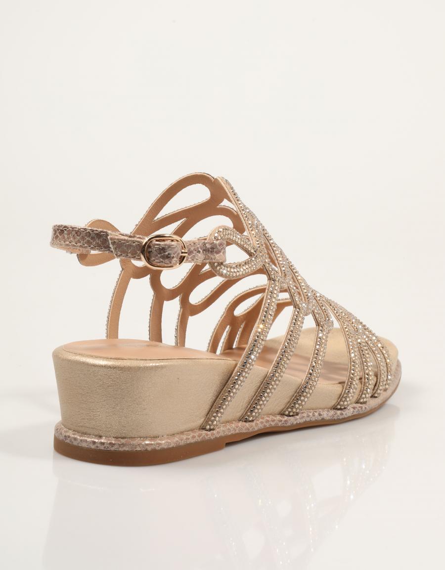 SANDALIAS ALMA EN PENA SANDALIA CLUDIA CAMEL en color Cuero