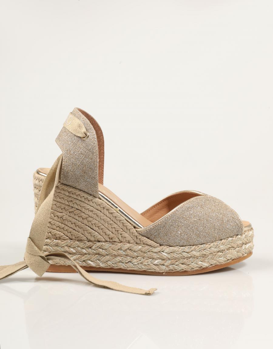 SANDALIAS GAIMO BANDY LINO GLITTER PLATA en color Plata