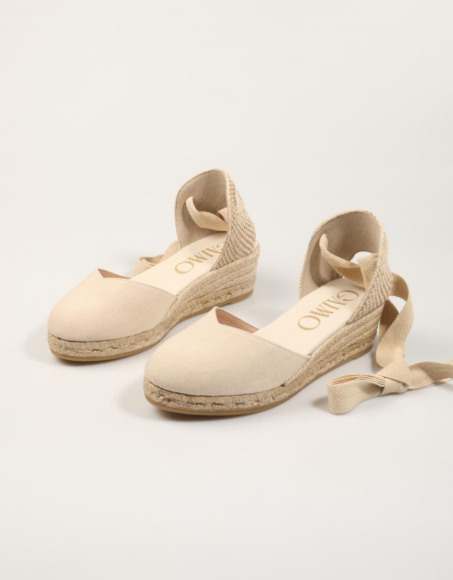 SANDALIAS GAIMO LINO PIQUE SUMMER ARENA en color Beige