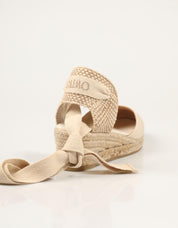 SANDALIAS GAIMO LINO PIQUE SUMMER ARENA en color Beige