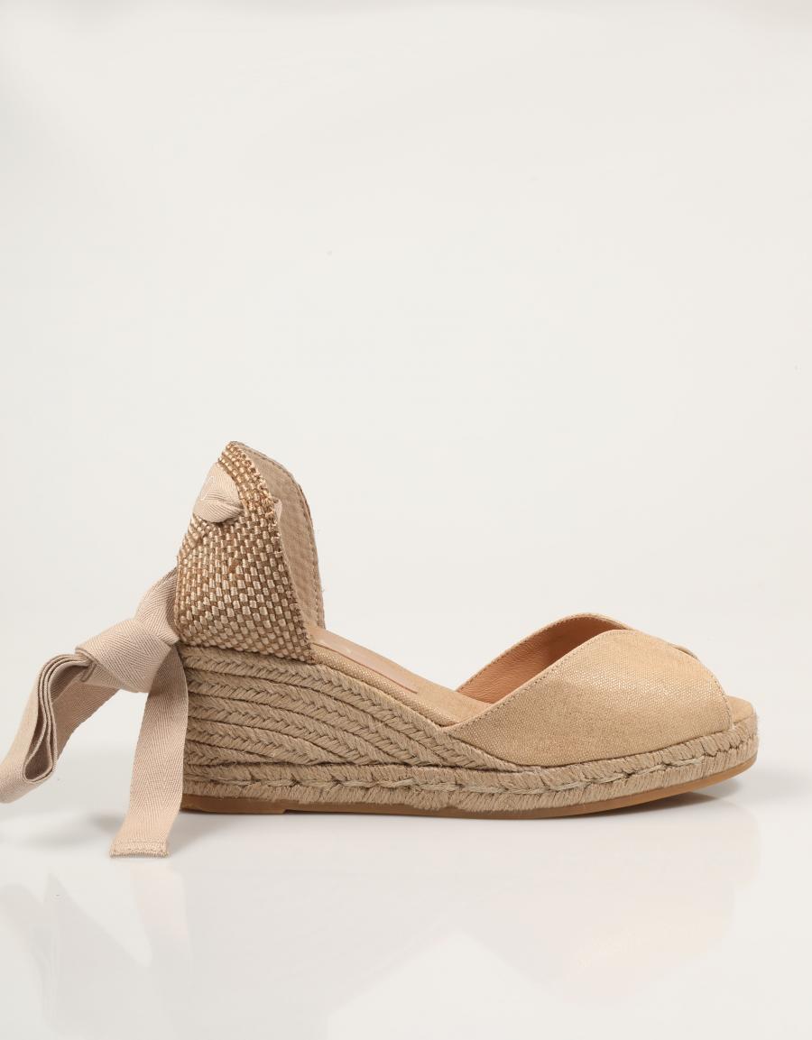 ALPARGATAS GAIMO RAUL STONE 37 LAME BEIGE en color Beige