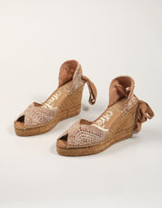 SANDALIAS VIDORRETA HERME TOSTADO en color Taupe