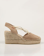 ALPARGATAS VIDORRETA VITELO ARENA en color Beige