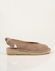 SANDALIAS LUCIA VIGUERA DESTALONADO LAZO DESERT en color Marron