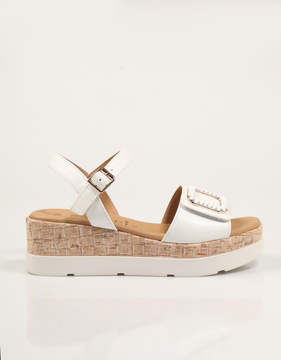 SANDALIAS LA REPO SANDALIA BIANCO en color Blanco