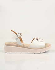 SANDALIAS LA REPO SANDALIA BIANCO en color Blanco