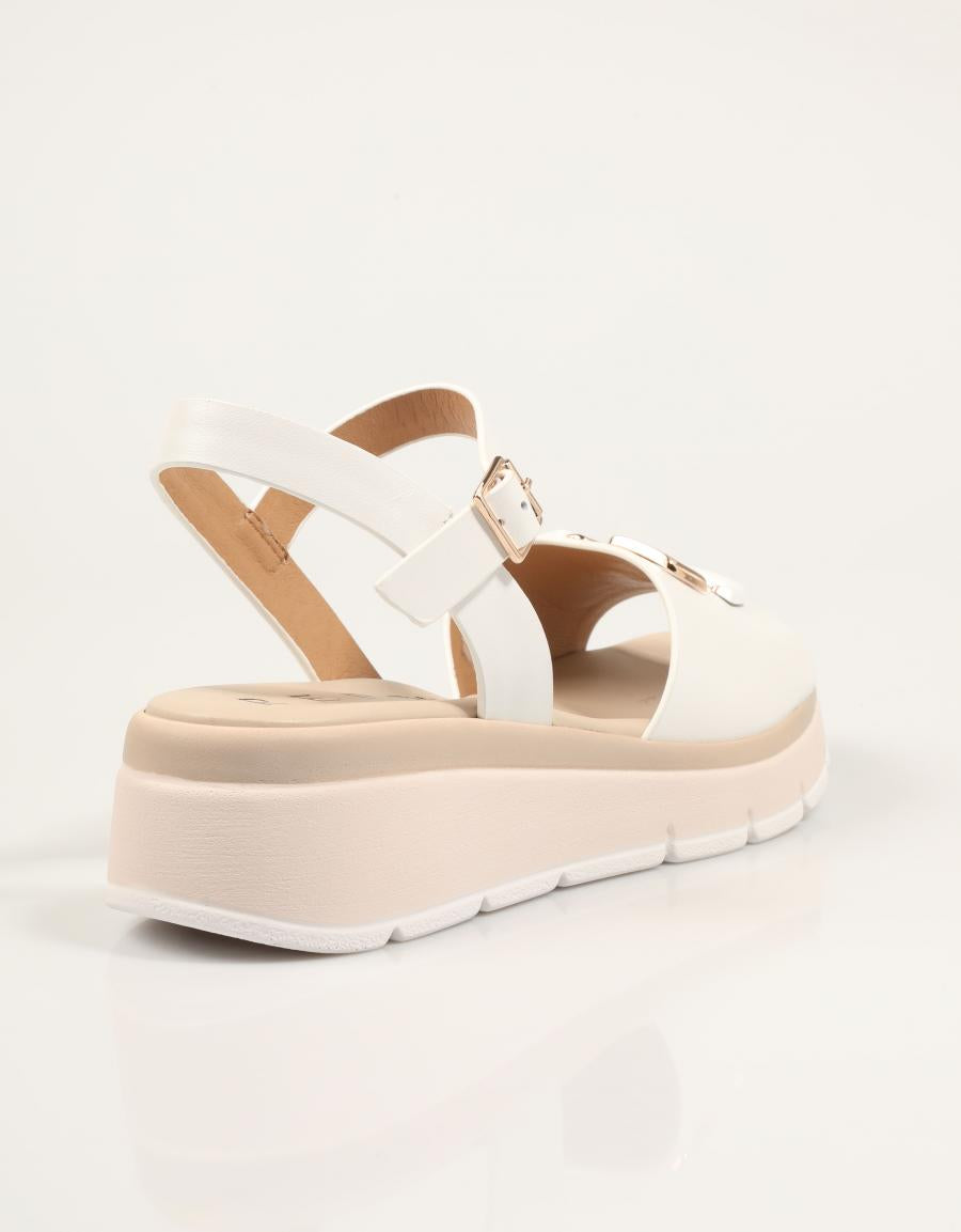 SANDALIAS LA REPO SANDALIA BIANCO en color Blanco