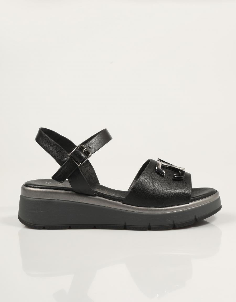 SANDALIAS LA REPO SANDALIA NEGRO en color Negro