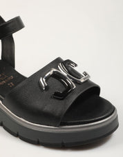 SANDALIAS LA REPO SANDALIA NEGRO en color Negro