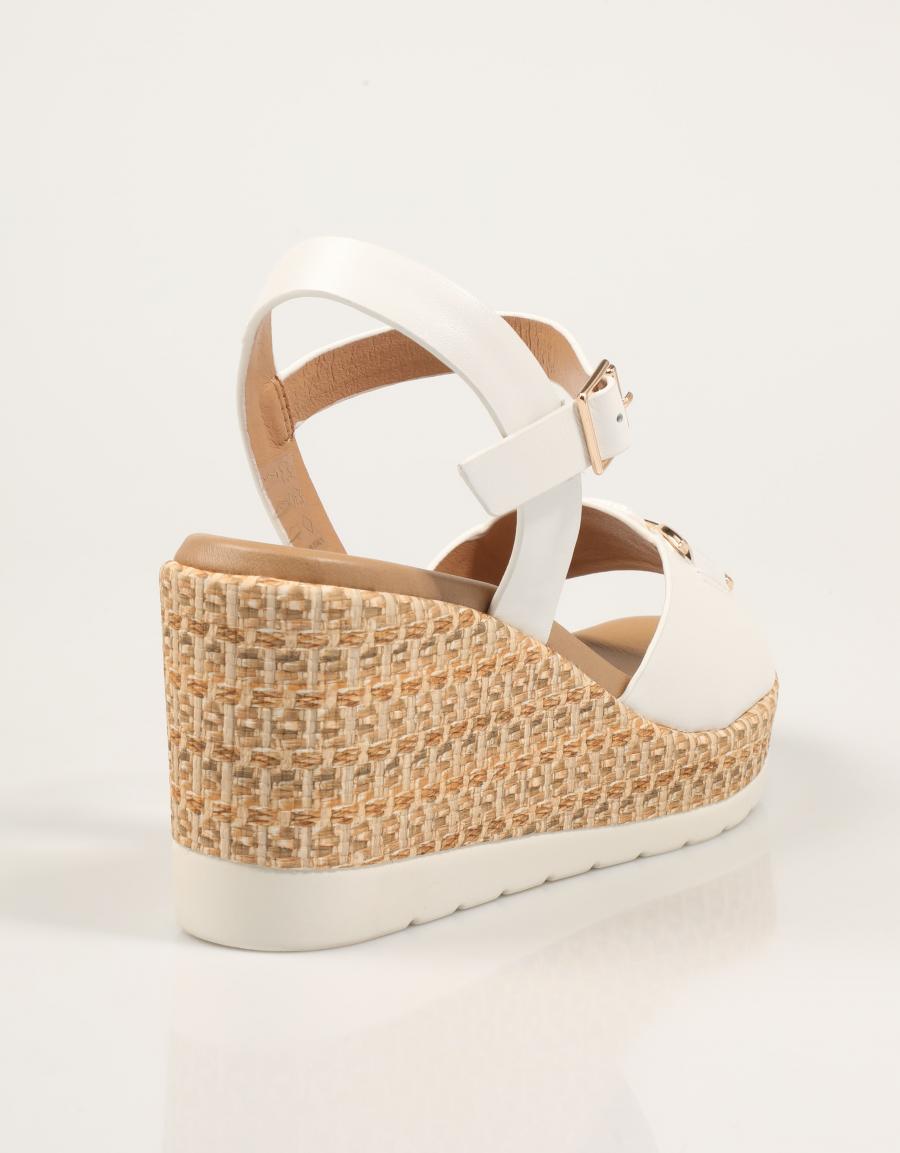 SANDALIAS LA REPO SANDALIA BIANCO en color Blanco