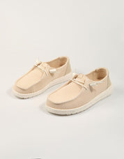 ZAPATOS SPORT DUDE WEBDY STRETCH MESH en color Beige