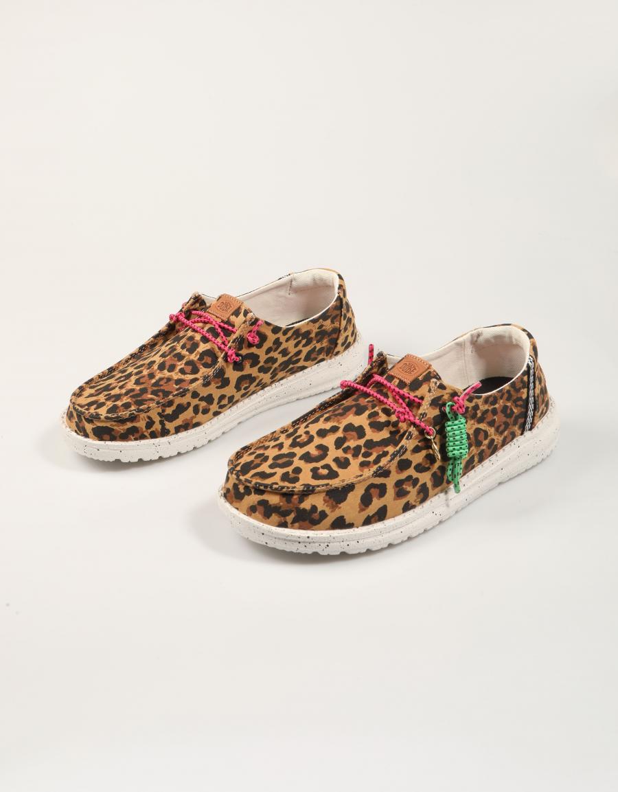 ZAPATOS SPORT DUDE WENDY GETAWAY LEOPARD HD45215 en color Multicolor