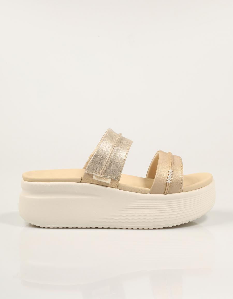 SANDALIAS DUDE AUSTIN SLIDE CLASSIC en color Oro