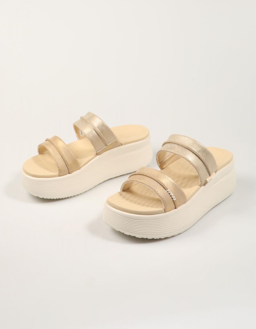 SANDALIAS DUDE AUSTIN SLIDE CLASSIC en color Oro