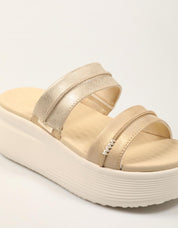 SANDALIAS DUDE AUSTIN SLIDE CLASSIC en color Oro