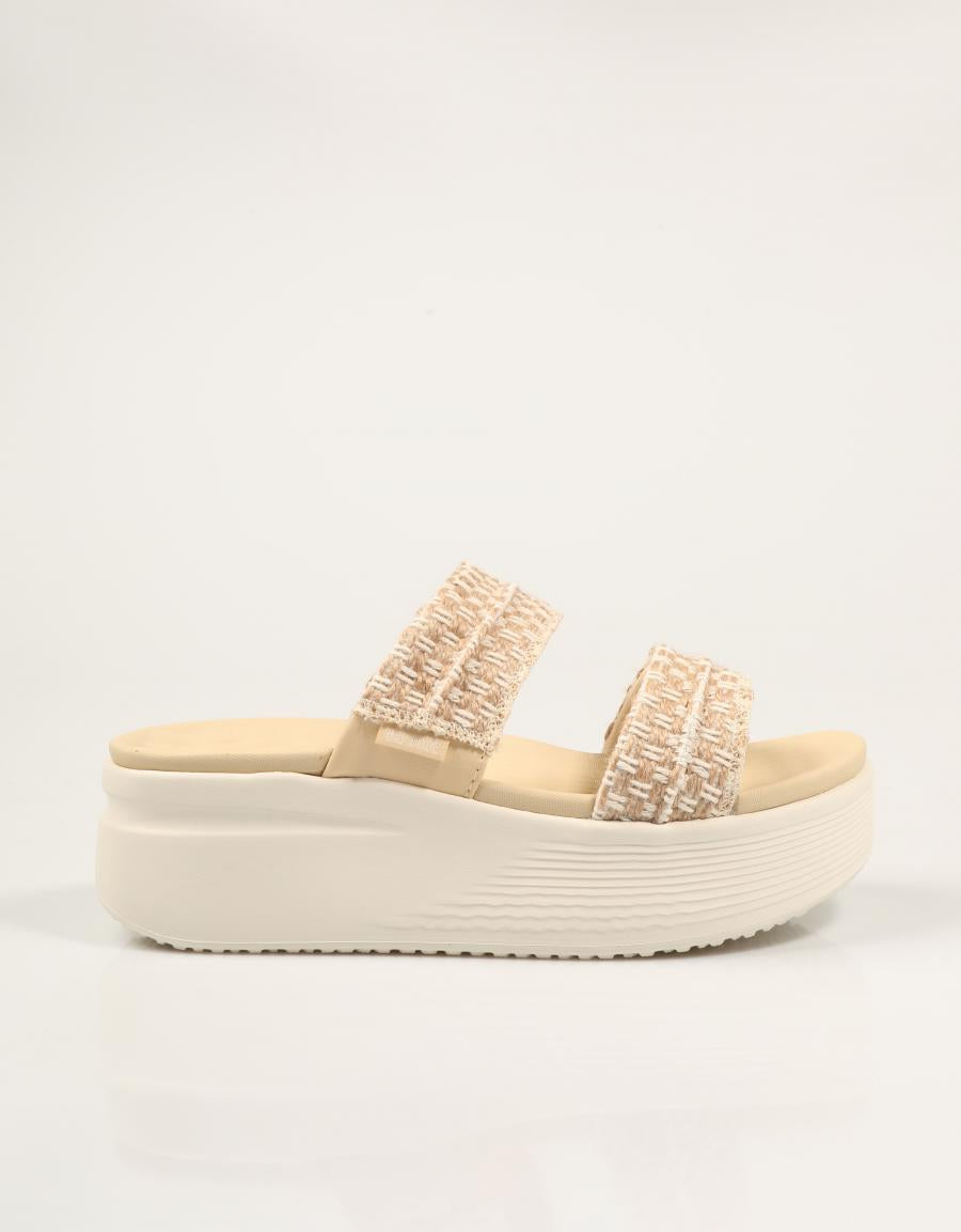 SANDALIAS DUDE AUSTIN SLIDE WOVEN en color Beige