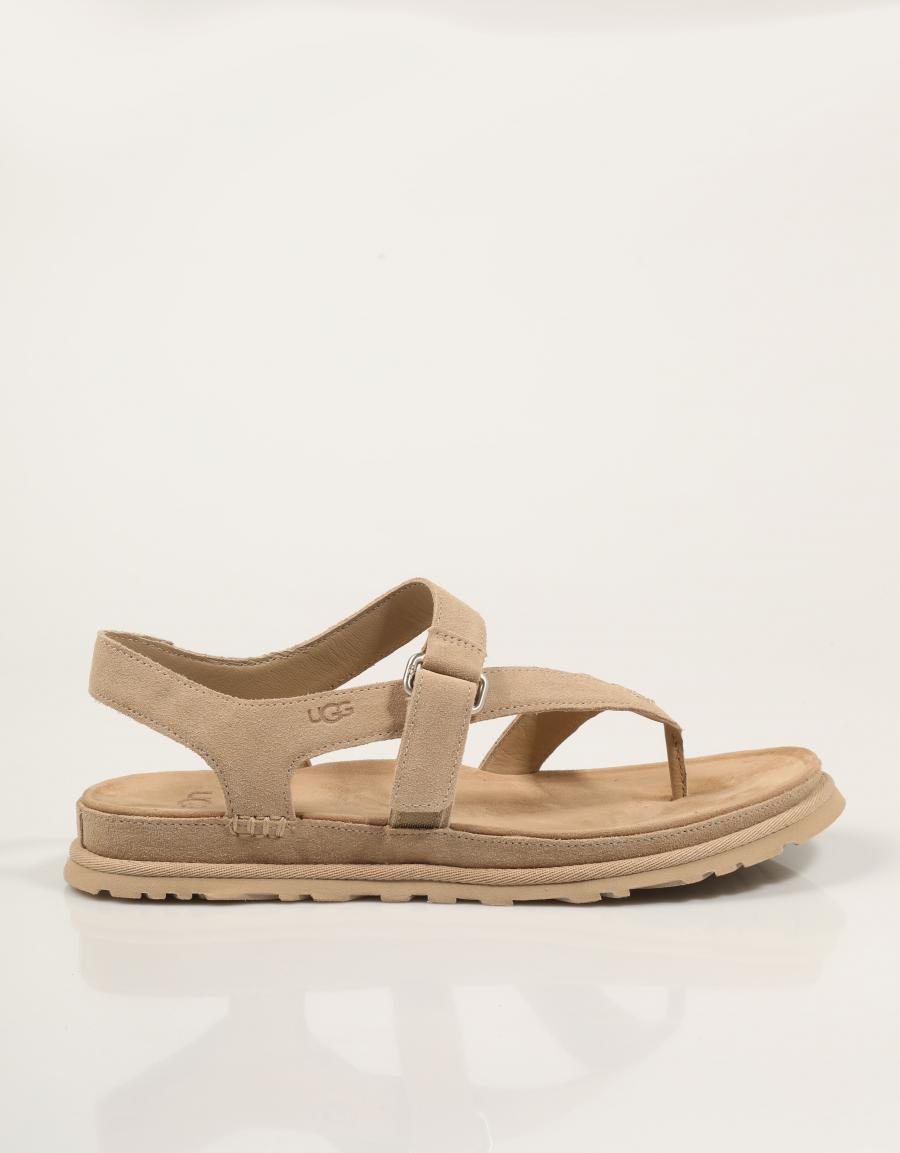 SANDALIAS UGG GOLDENGAZE TOE POST 1175134 en color Beige