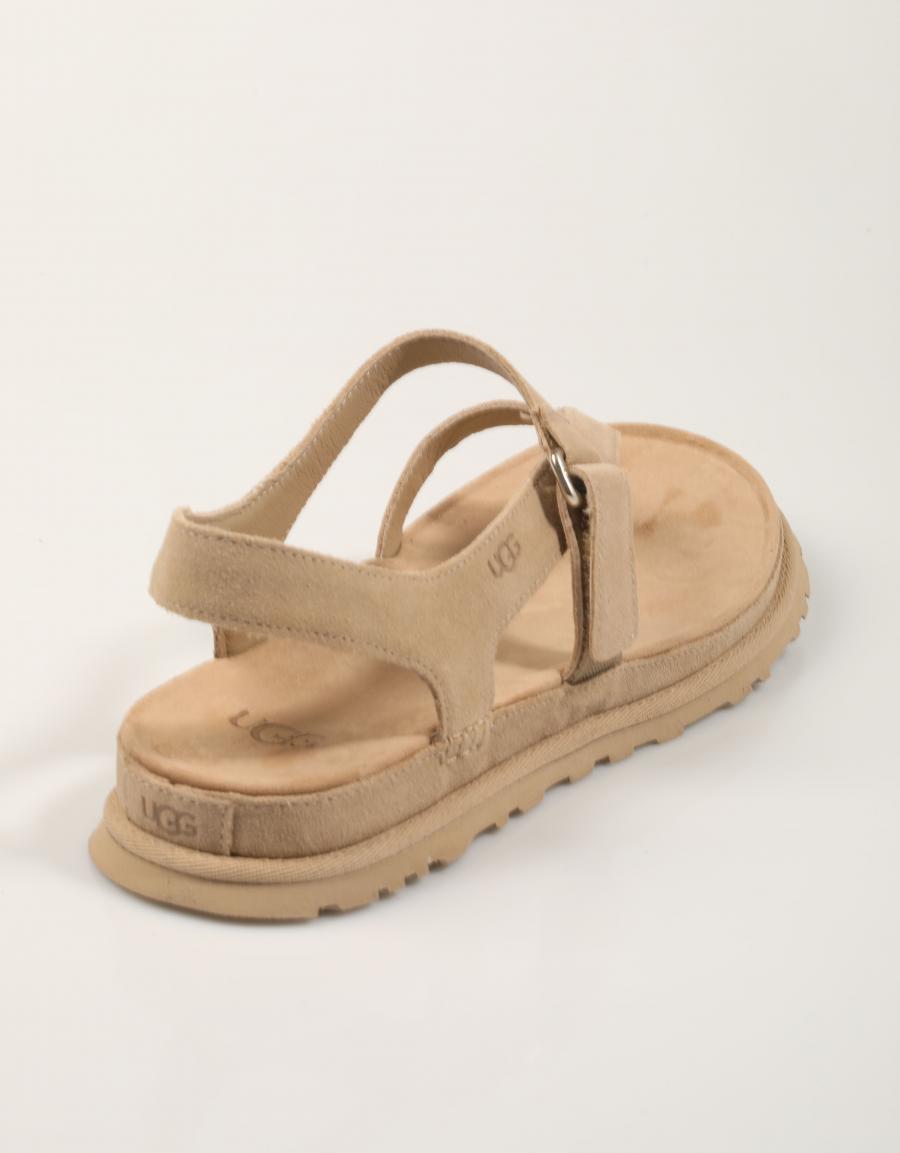 SANDALIAS UGG GOLDENGAZE TOE POST 1175134 en color Beige