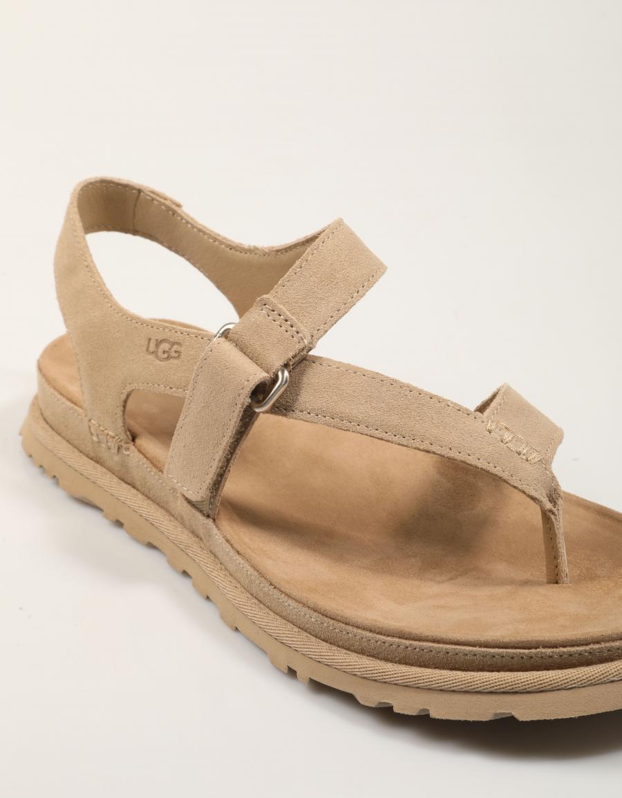 SANDALIAS UGG GOLDENGAZE TOE POST 1175134 en color Beige