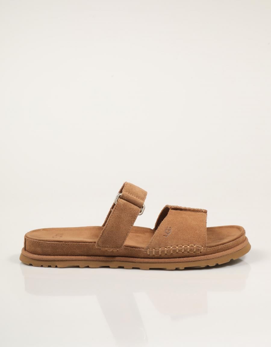 SANDALIAS UGG GOLDENGAZE SLIDE 1178590 en color Cuero