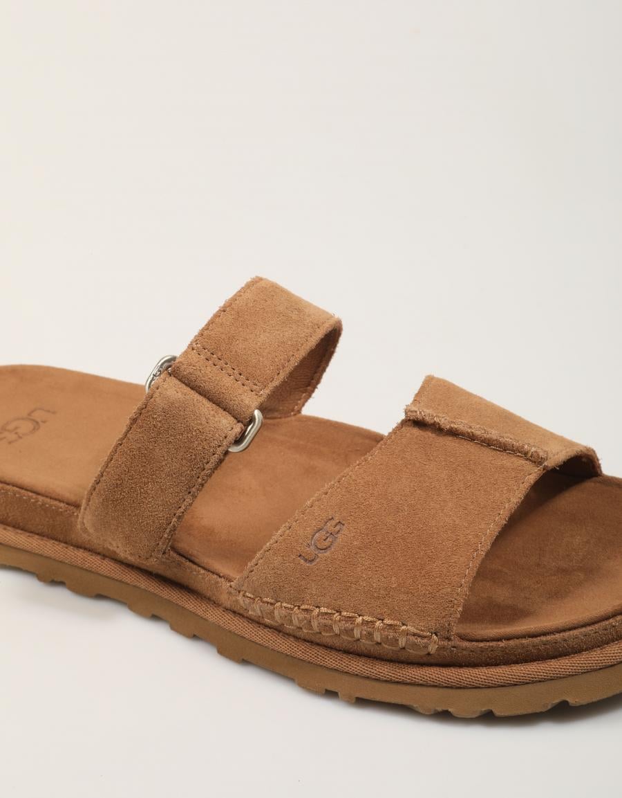SANDALIAS UGG GOLDENGAZE SLIDE 1178590 en color Cuero