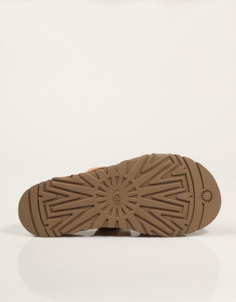 SANDALIAS UGG GOLDENGAZE SLIDE 1178590 en color Cuero