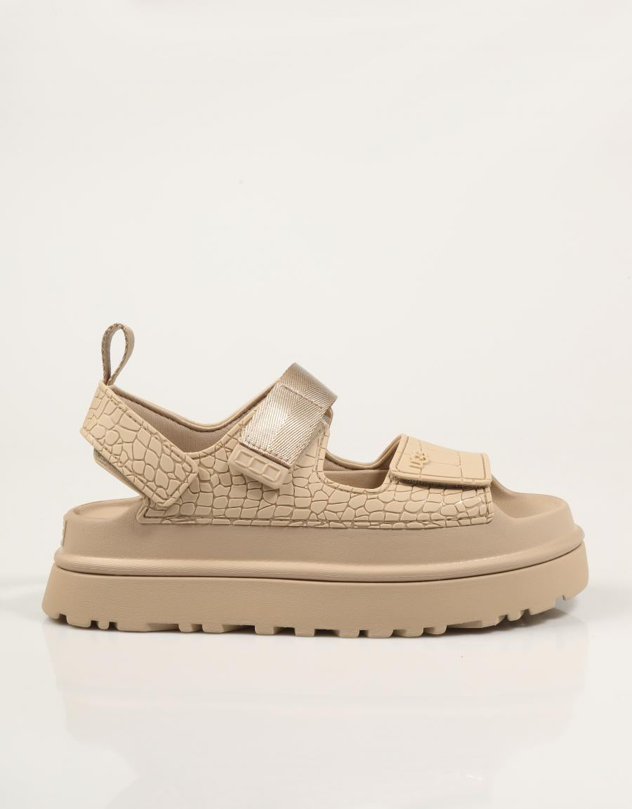 SANDALIAS UGG GOLDENGLOW EMBOSSED 1175311 en color Beige