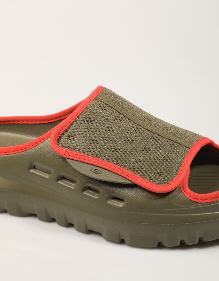 CHANCLAS UGG PEAKMOD SLIDE 1175194 en color Kaki