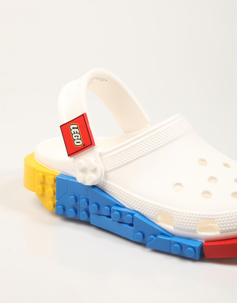 ZUECOS CROCS LEGO en color Blanco