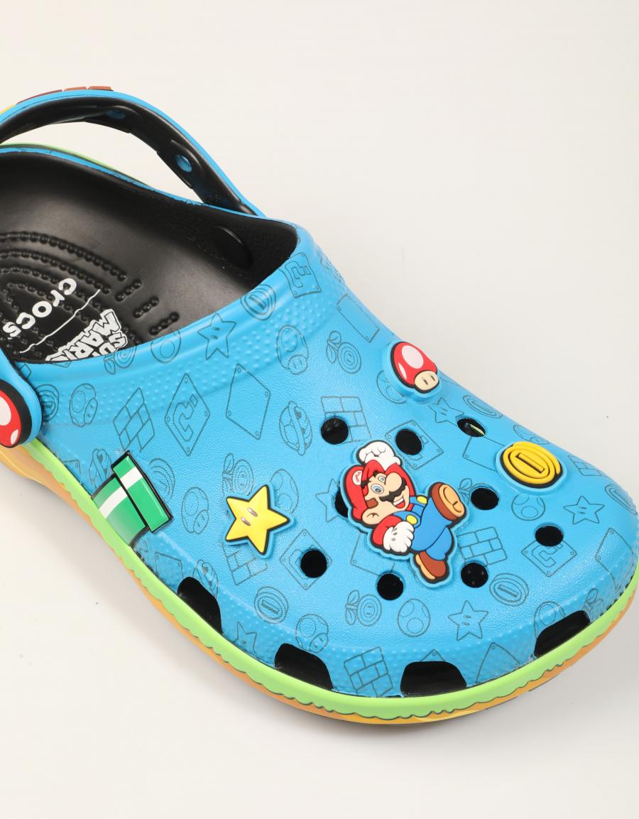 ZUECOS CROCS SUPER MARIO CORE CLS CLG K en color Multicolor