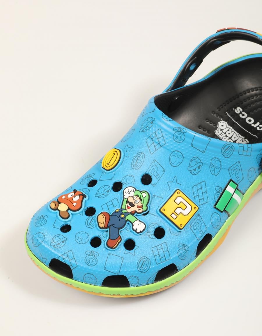 ZUECOS CROCS SUPER MARIO CORE CLS CLG K en color Multicolor