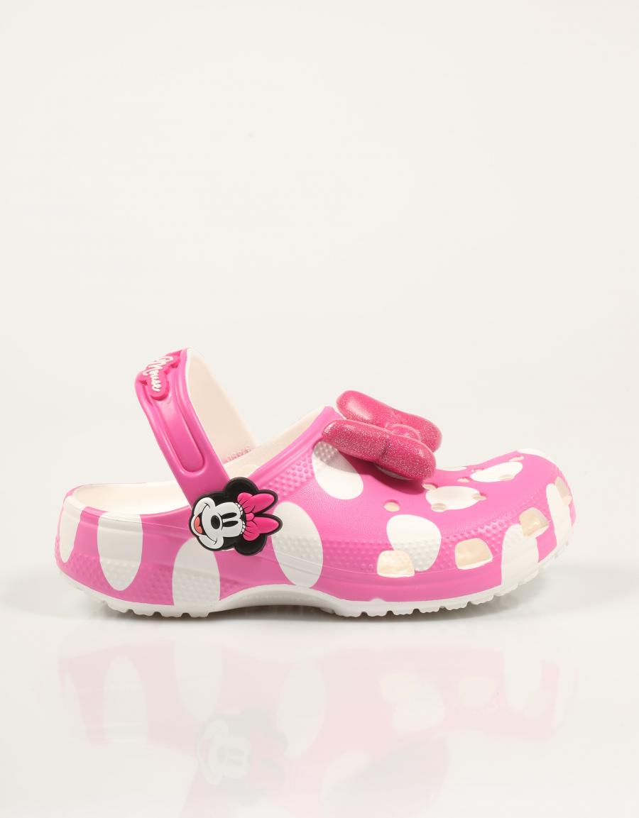 ZUECOS CROCS MINNIE MOUSE CLS CLG en color Multicolor