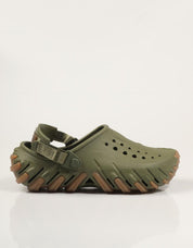 ZUECOS CROCS ECHO GUM ARMY GREEN 211675 en color Kaki