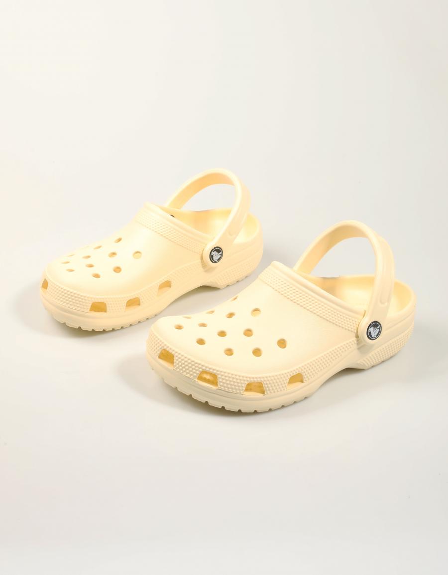 ZUECOS CROCS CLASSIC YELLOW LIGHT 10001 en color Amarillo