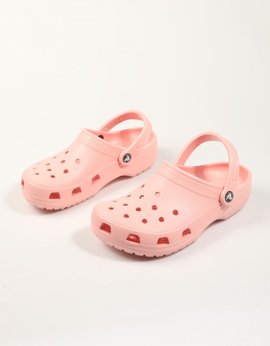 ZUECOS CROCS CLASSIC POWDER PINK 10001 en color Rosa