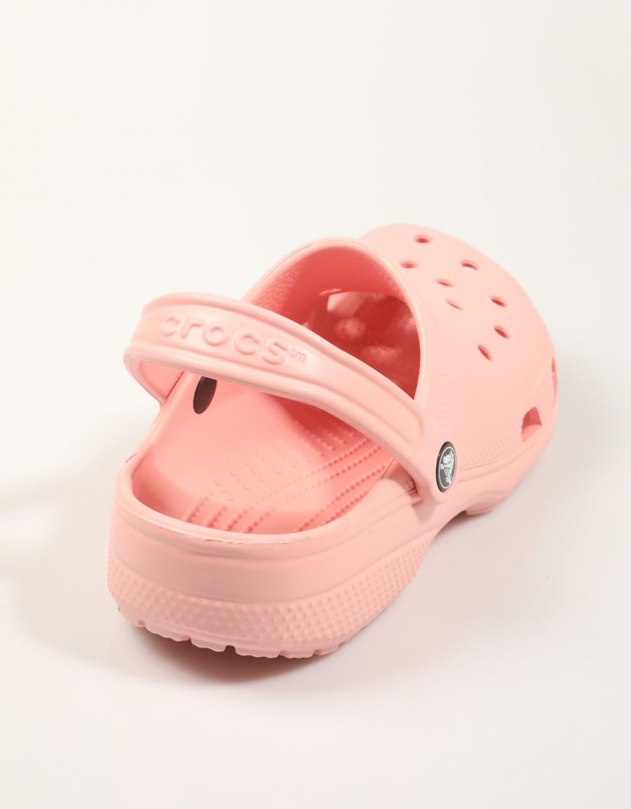 ZUECOS CROCS CLASSIC POWDER PINK 10001 en color Rosa