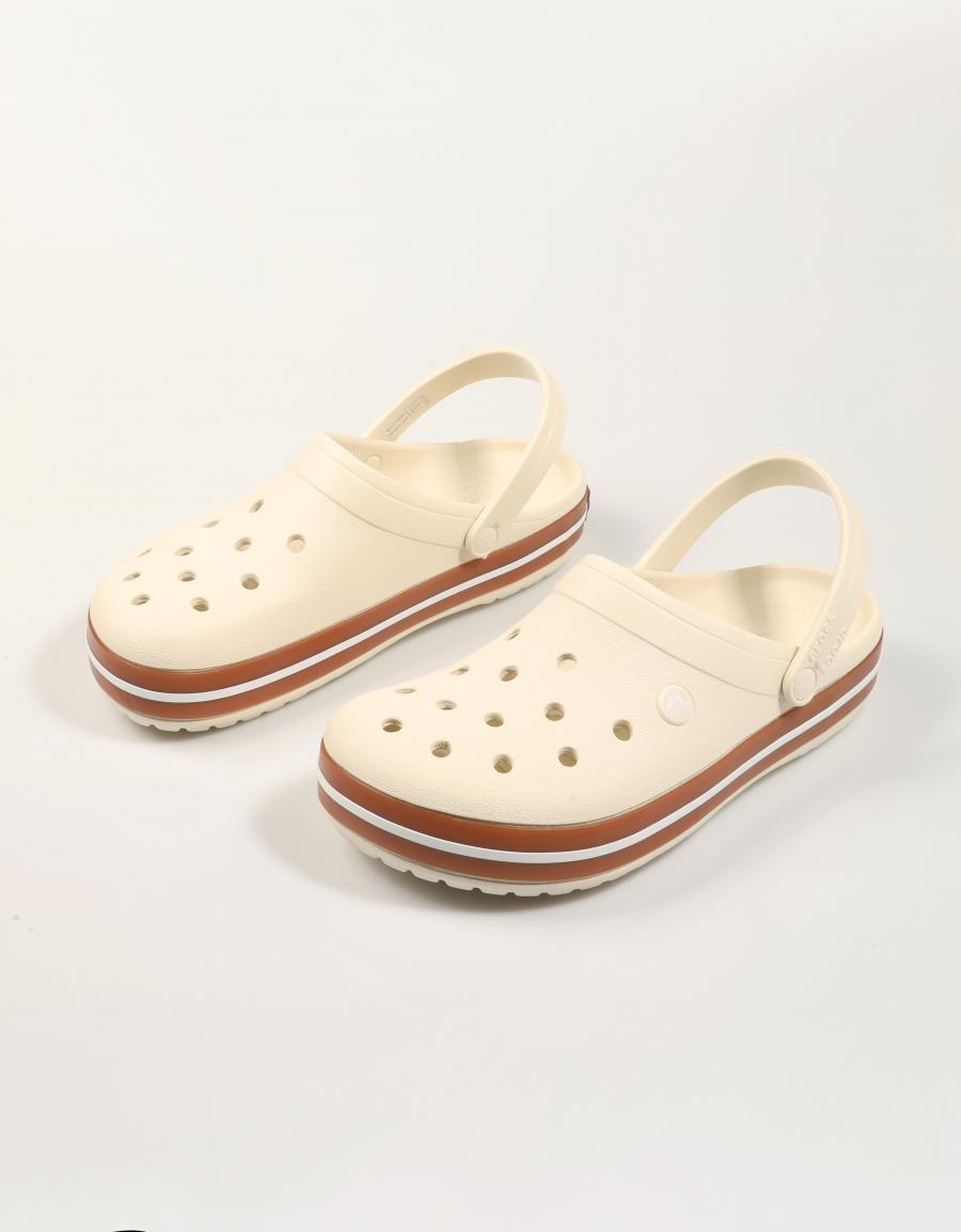 ZUECOS CROCS CROCBAND GUM SUMMIT WHITE 212756 en color Hielo