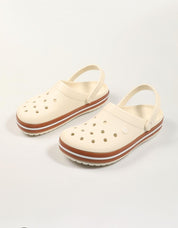 ZUECOS CROCS CROCBAND GUM SUMMIT WHITE 212756 en color Hielo