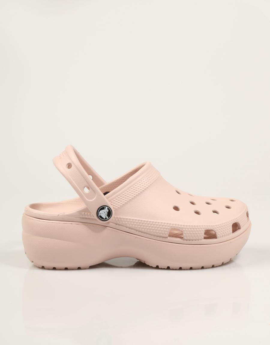 ZUECOS CROCS CLASSIC PLATFORM QUARTZ 206750 en color Rosa
