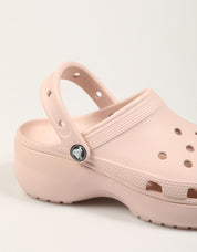 ZUECOS CROCS CLASSIC PLATFORM QUARTZ 206750 en color Rosa