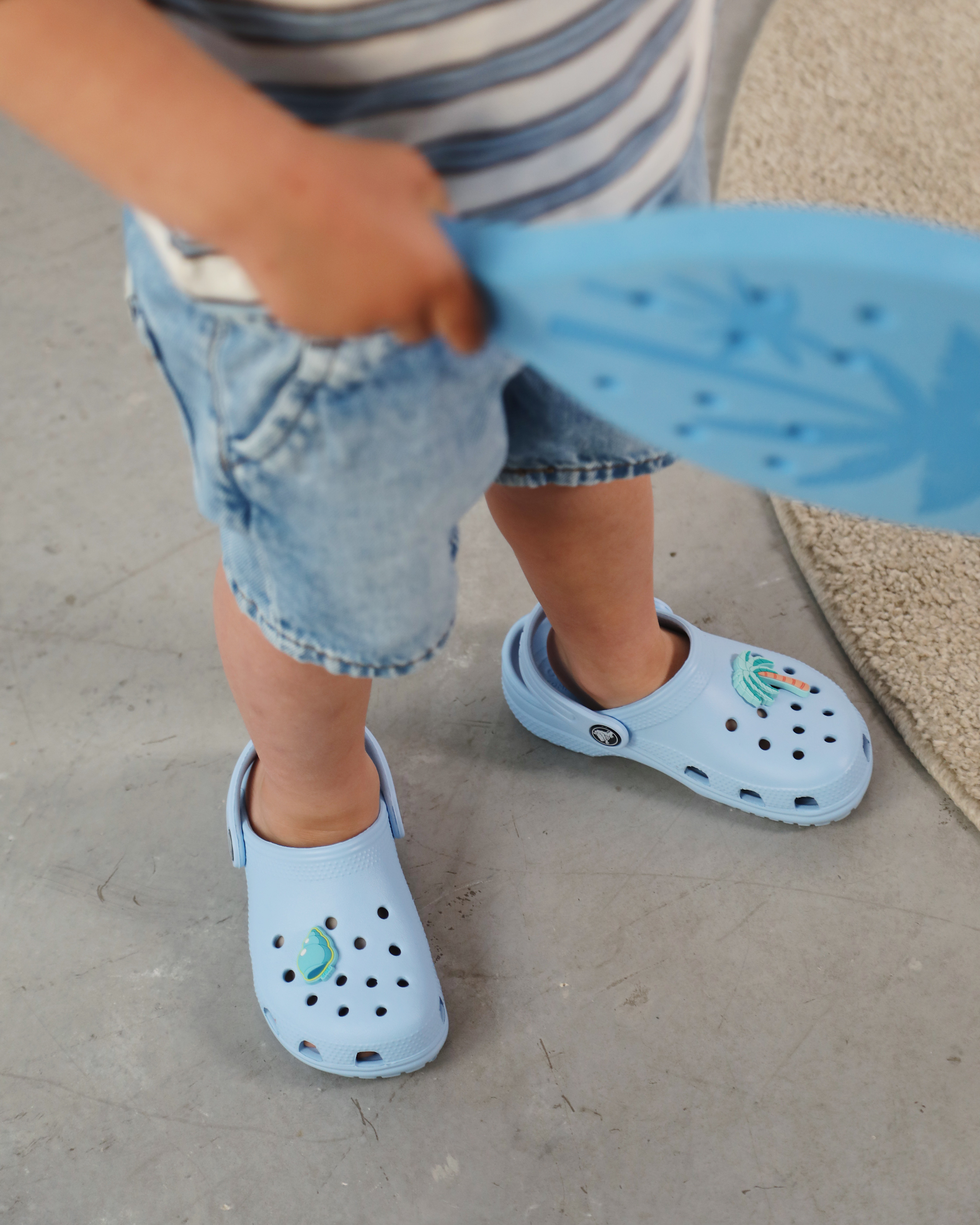CROCS CLASSICS CLOG BLUE CALCITE 206991 90426