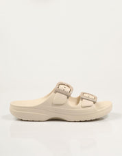 ZUECOS CROCS SATURDAY BUCKLE FRAPPE 212867 en color Taupe
