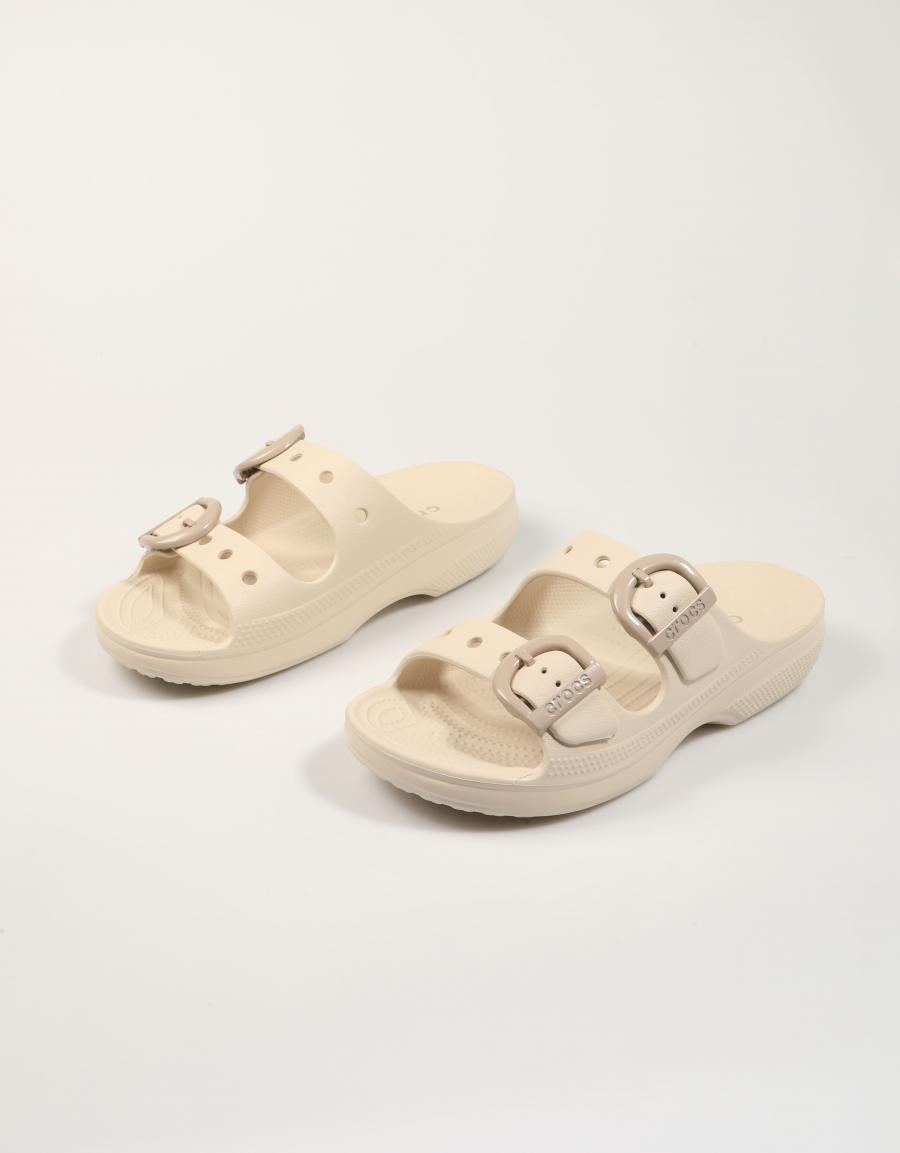 ZUECOS CROCS SATURDAY BUCKLE FRAPPE 212867 en color Taupe