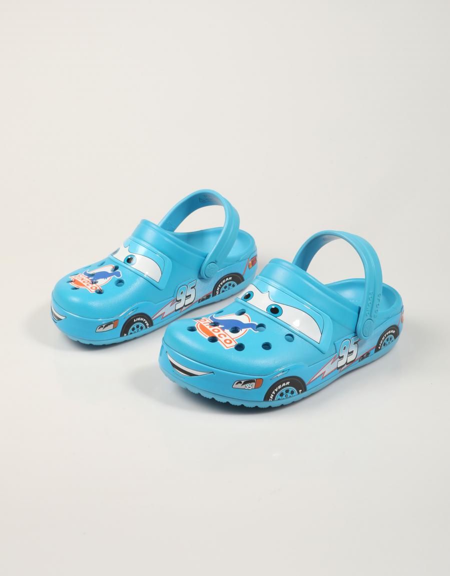 ZUECOS CROCS LIGHTNING MCQUEEN BLUE 213583 en color Azul marino
