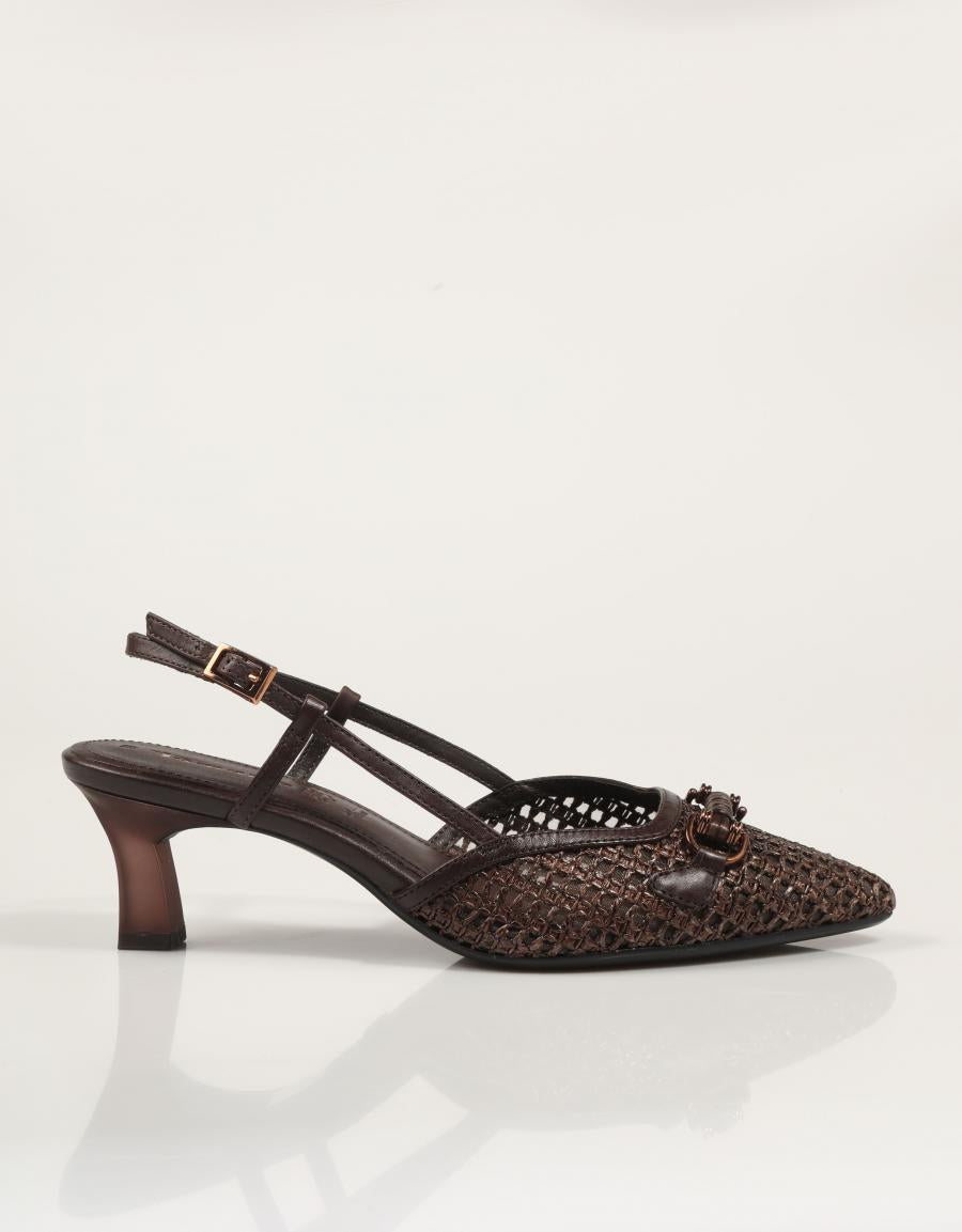 SANDALIAS TAMARIS SLIM BACK MOCCA  en color Marron