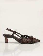 SANDALIAS TAMARIS SLIM BACK MOCCA  en color Marron