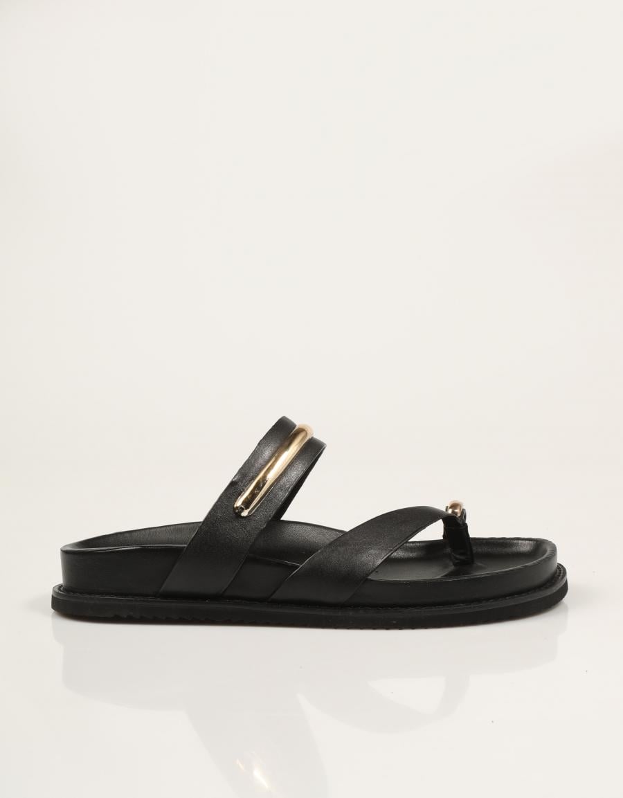 SANDALIAS TAMARIS BIO CHAPA BLACK en color Negro