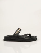 SANDALIAS TAMARIS BIO CHAPA BLACK en color Negro