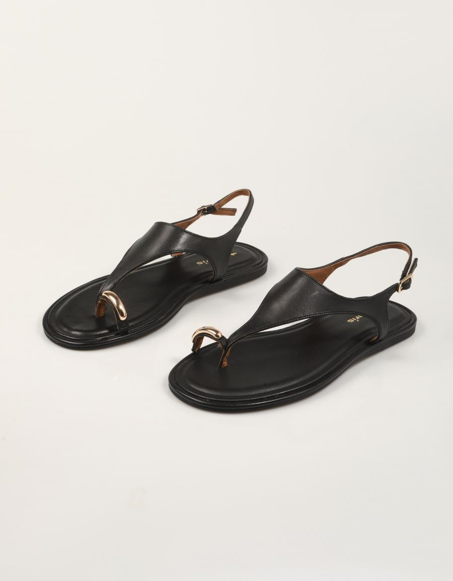 SANDALIAS TAMARIS SANDALIA DEDO BLACK en color Negro